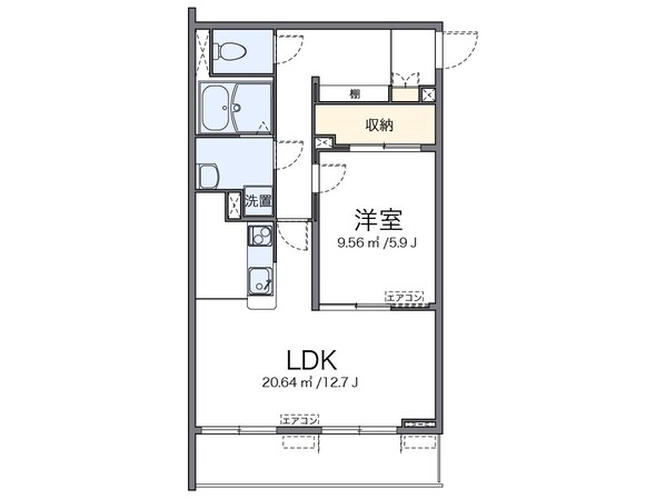 クレイノクレイン ヒルズの物件間取画像